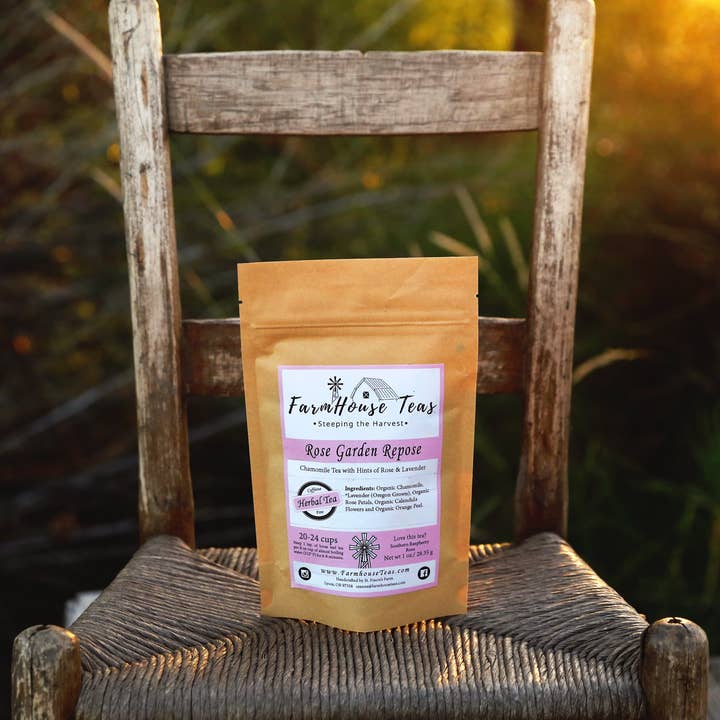 Farmhouse Teas - Wholesale Loose Tea - Rose Garden Repose | Herbal Loose Leaf Tea2