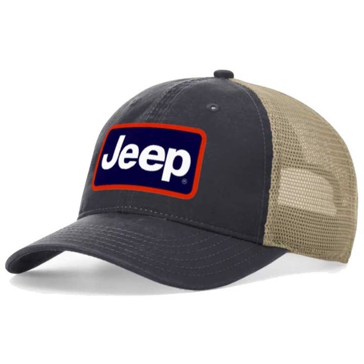 Casquette - Patch Chino Twill Jeep Richardson - Marine/Kaki pour la vente par Detroit Shirt Co.