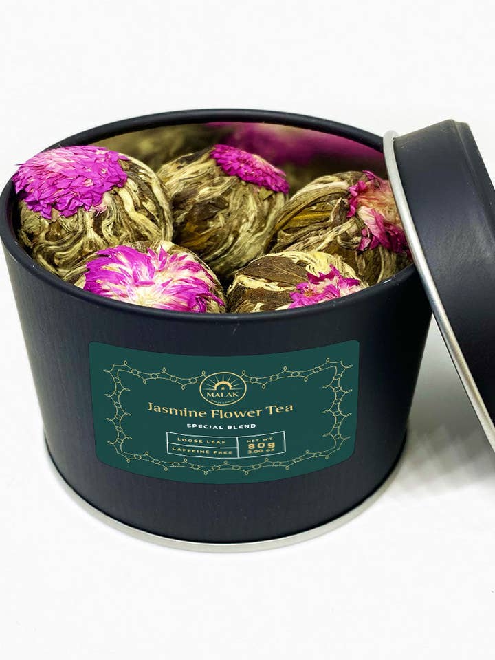 Malak Premium Thé Fleur de Jasmin Épanouie Turc Bio pour la vente par Aladdin