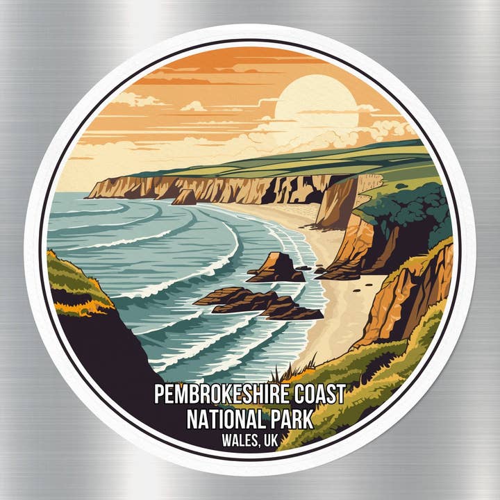 GraffMerch.com - Wholesale Sticker - Pembroke shire Coast UK National Park Sticker