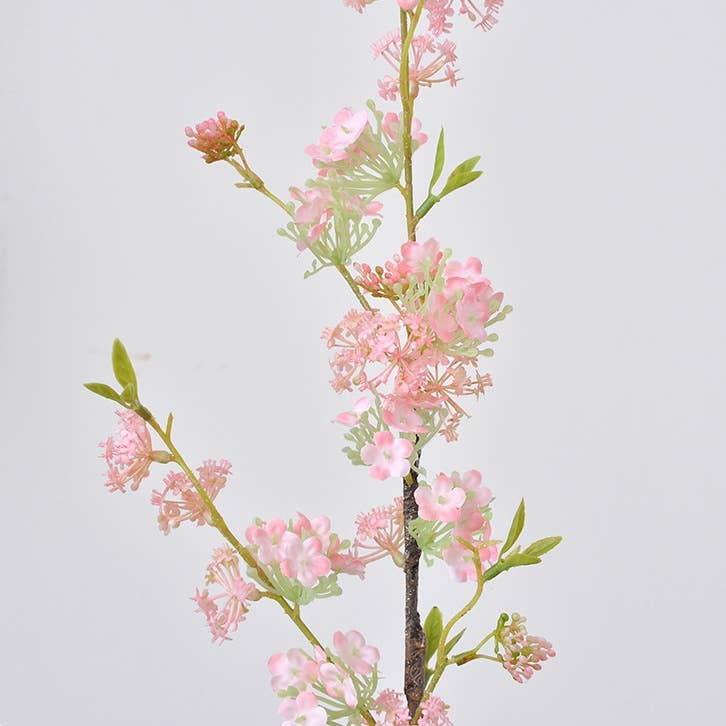 ACNITE(We cover U.S. import duties) - Vente Fleurs artificielles - Neige artificielle saule Fleur violette décoration maison/mariage9