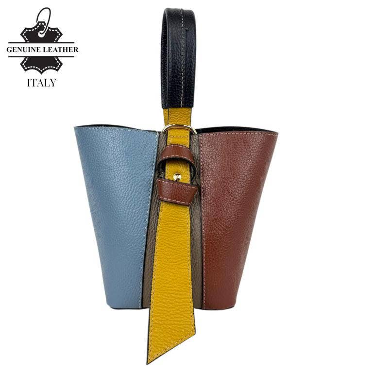 Chenson & Gorett - Wholesale Top Handle Bag - Women's - Multicolor and Exclusive Leather Bag with Women's Inner Bag40