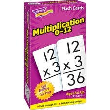 Everyday Supply Co - Wholesale Learning Cards - Kids & Baby - Math Flash Cards - Multiplication 0-12 - 1 Box0