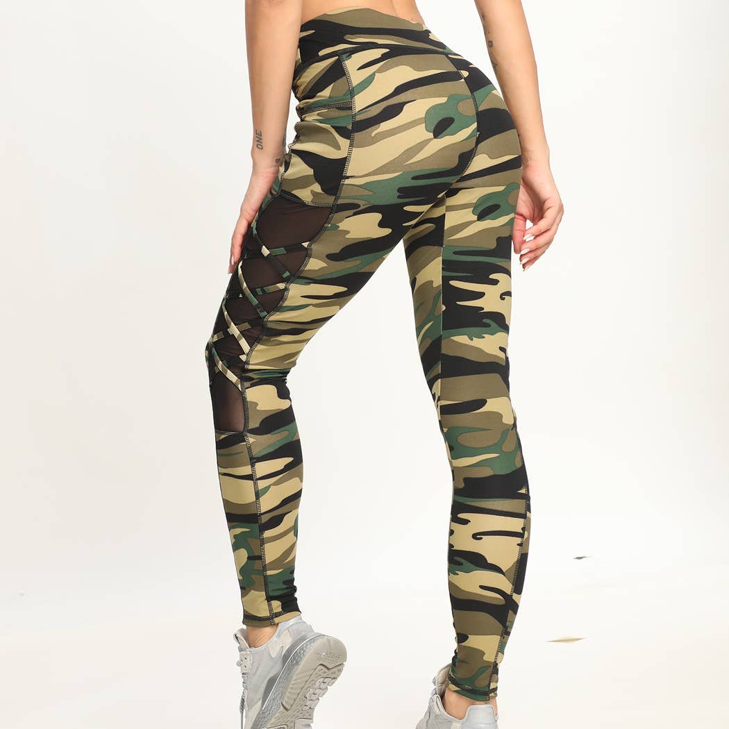 SSImport - Wholesale Athletic/Lounge Leggings - Women's - A1330 SPORTS YOGA POCKET LEGGINGS MIXED SIZES 12PCS/PACK5