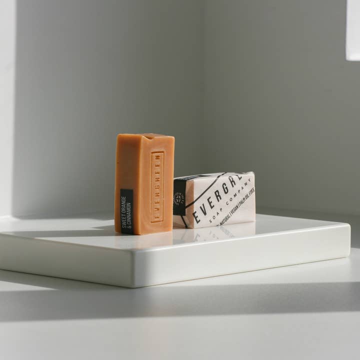 Evergreen Soap Company – wholesale Bar Soap – Sweet Orange & Cinnamon 100% Natural Soap2