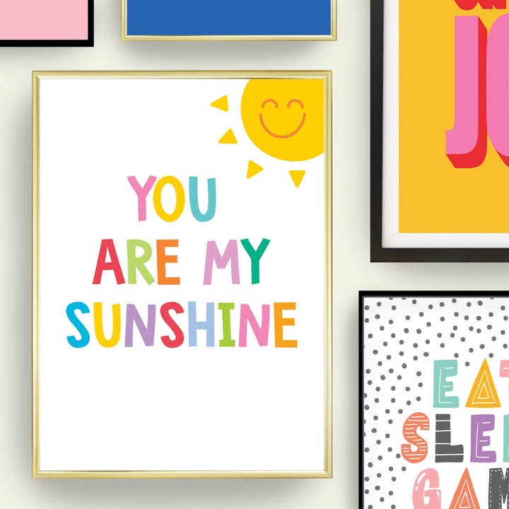 MY SUNSHINE | WALL ART PRINT for wholesale by Penny And Me