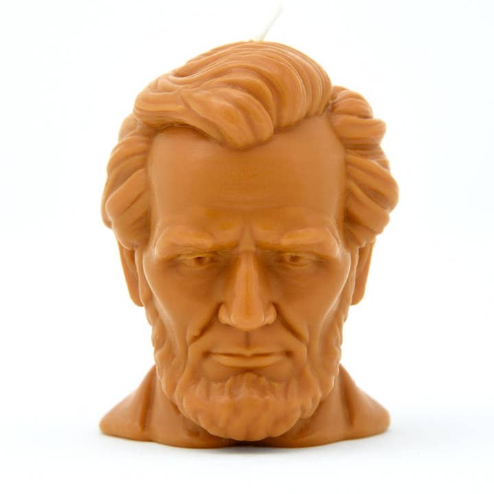 Abe Lincoln Candle for wholesale by Hot Head Candles