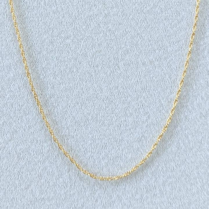Saraswati Imports - Wholesale Link & Chain Necklace - Rope Chain Sterling or Vermeil