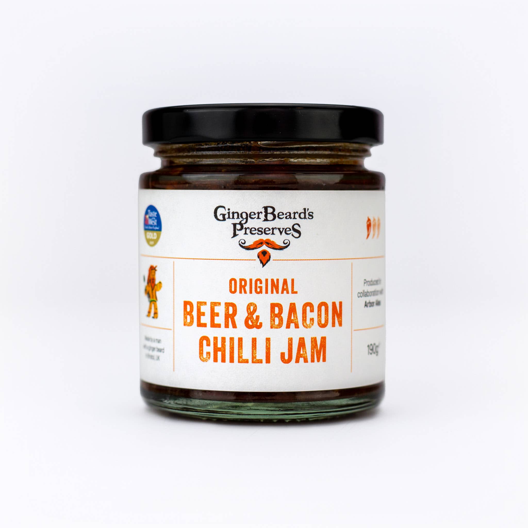 GingerBeard's Preserves – Geleia por atacado – Geleia Original de Cerveja, Bacon e Pimenta