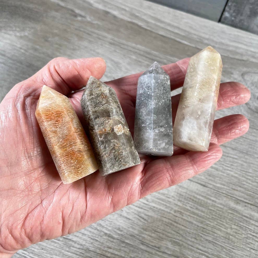 Keystone Crystals - Vendita all'ingrosso Pietra/cristallo spirituale - Obelisco di Pietra Preziosa 1-2 oz | Piccola Torre di Cristallo, Griglie e Decorazioni53