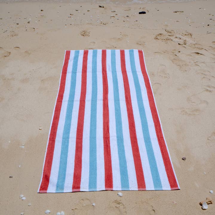Arkwright Home - Wholesale Beach Towel - Cabo Cabana Striped Beach Towels 37