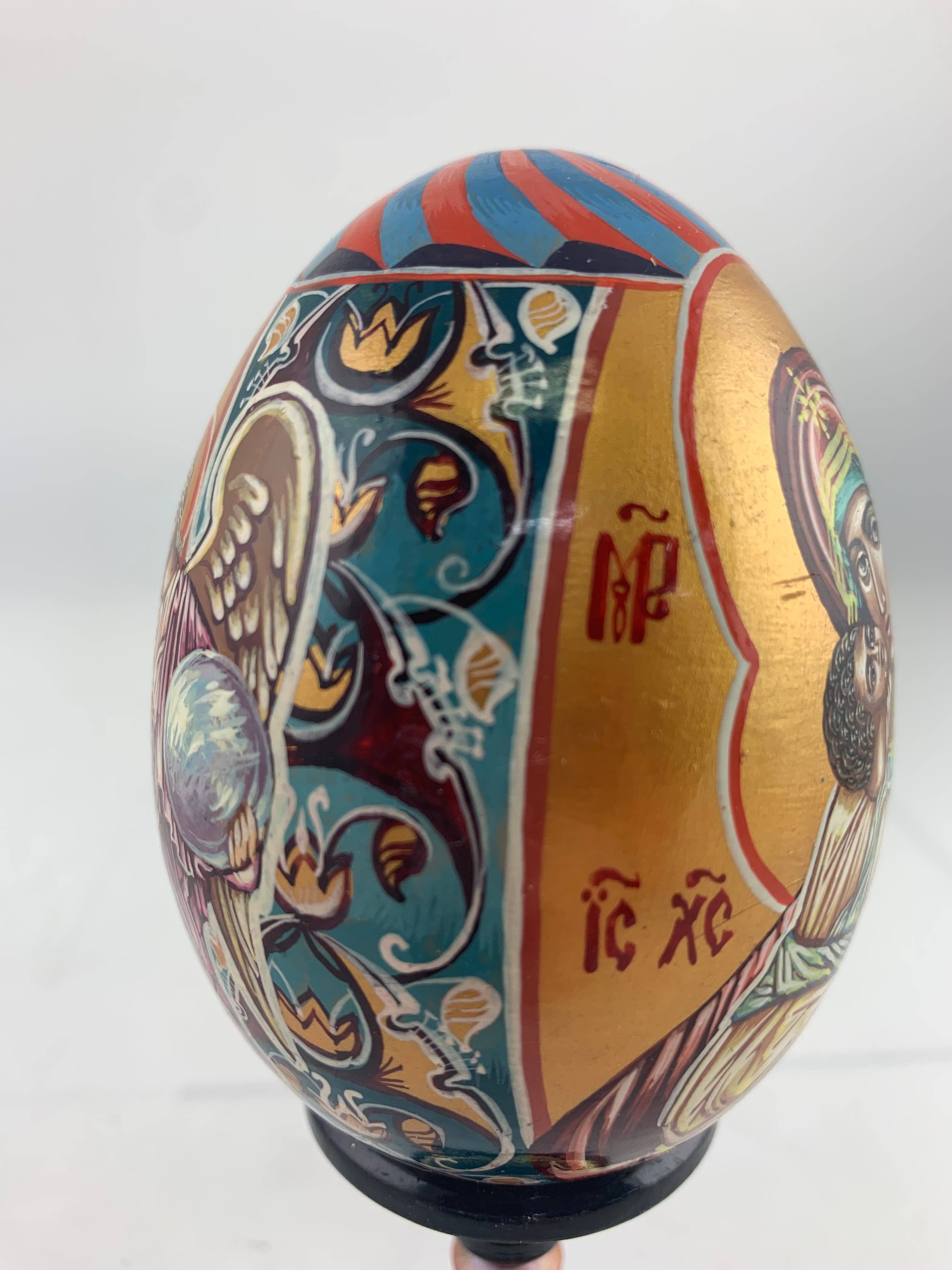 Golden Cockerel - Vendita all'ingrosso Decorazioni da tavolo - Uovo iconico ortodosso panoramico vintage22