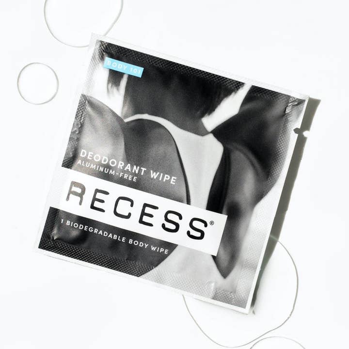 BODY 101 : Lingettes Déodorantes (Paquet de 15) pour la vente par RECESS