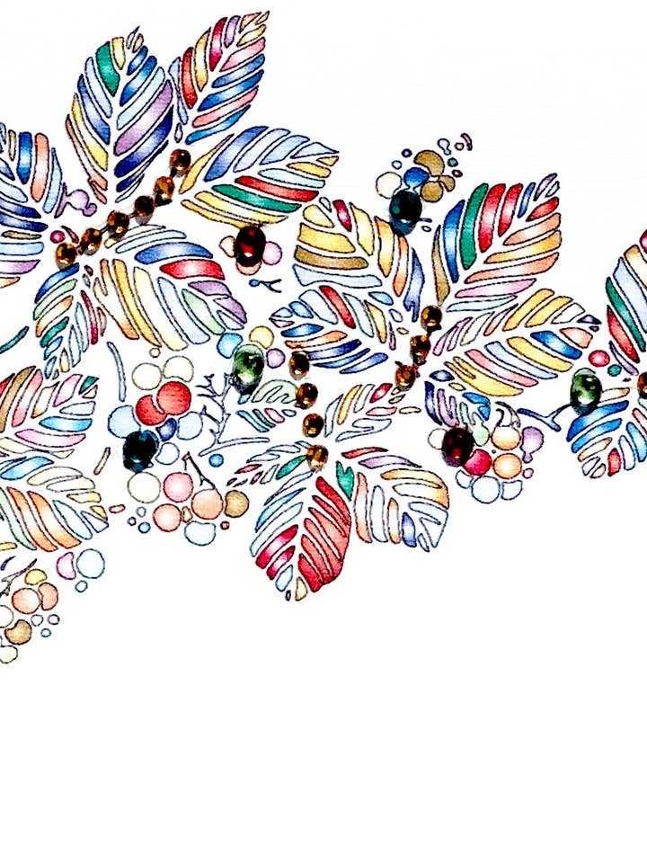 Bedazzled Leaves for wholesale by Keep In Touch