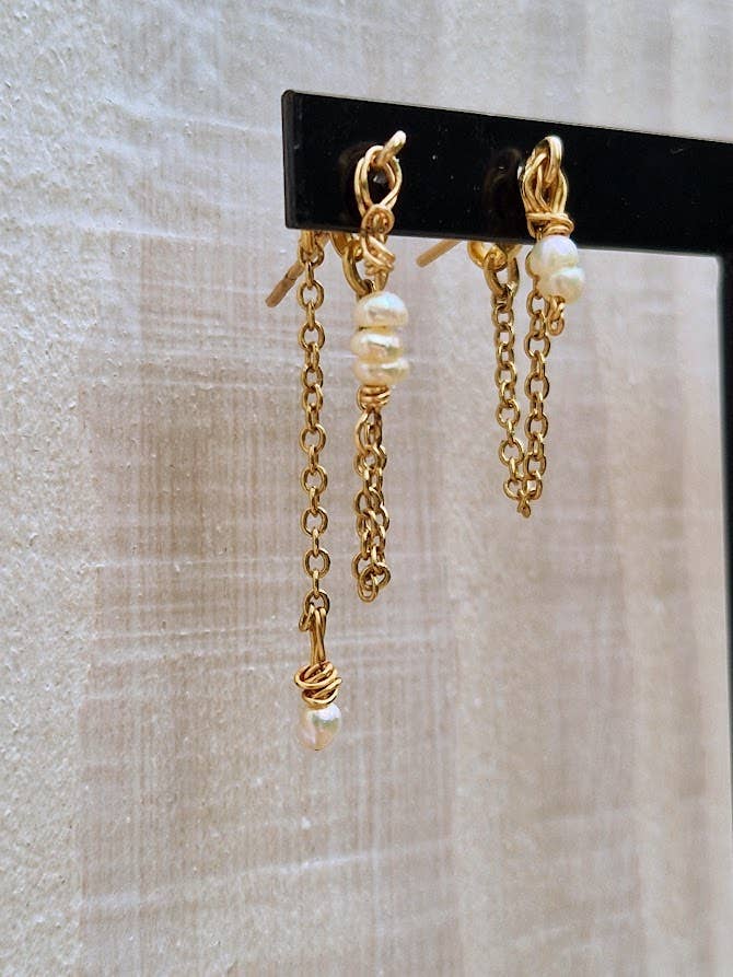 la plagette sauvage - Wholesale Dangle Earrings - “Mini” two earrings (per unit only)2