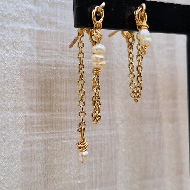 la plagette sauvage - Wholesale Dangle Earrings - “Mini” two earrings (per unit only)2