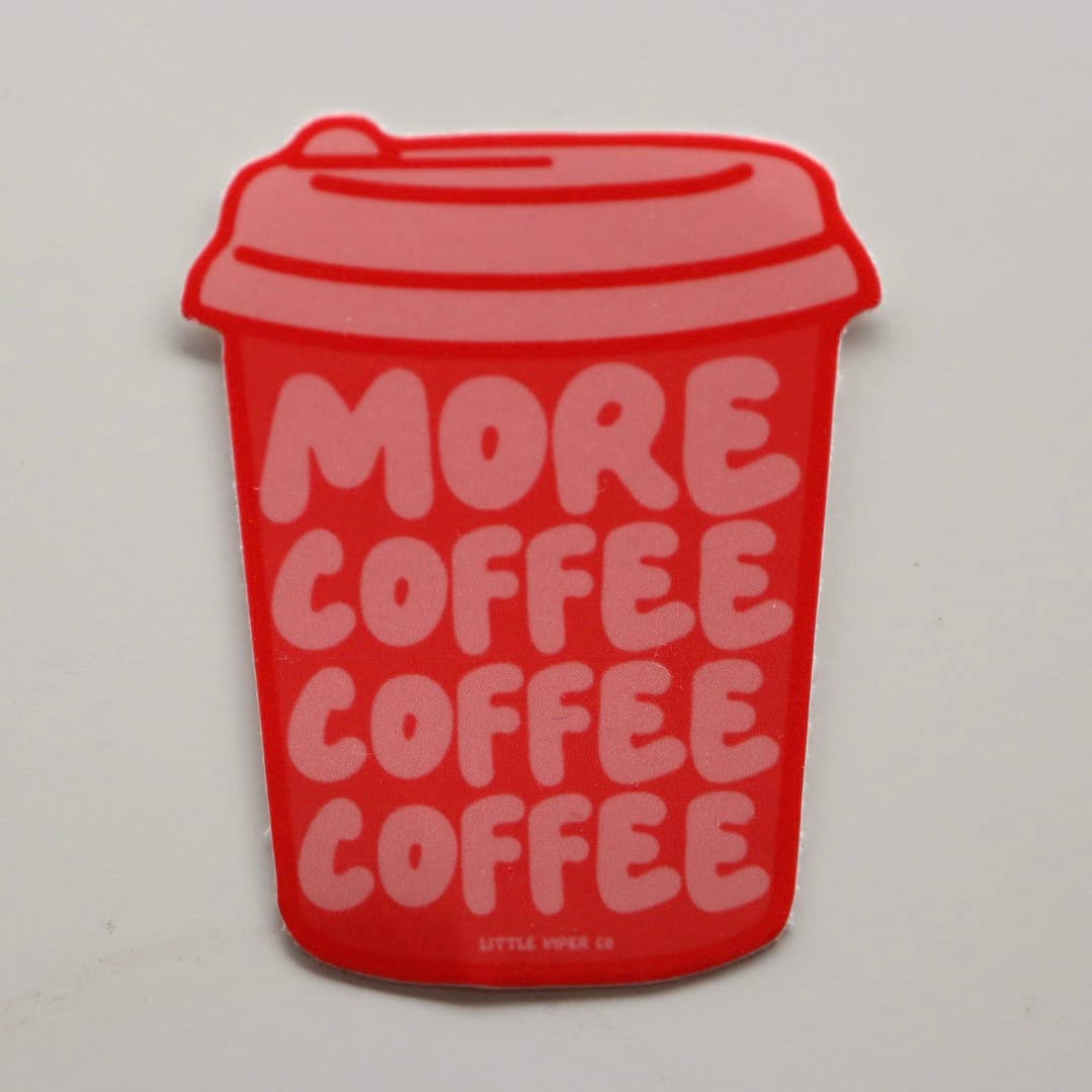 Little Viper Co - Vente Autocollant - Plus Autocollant café1