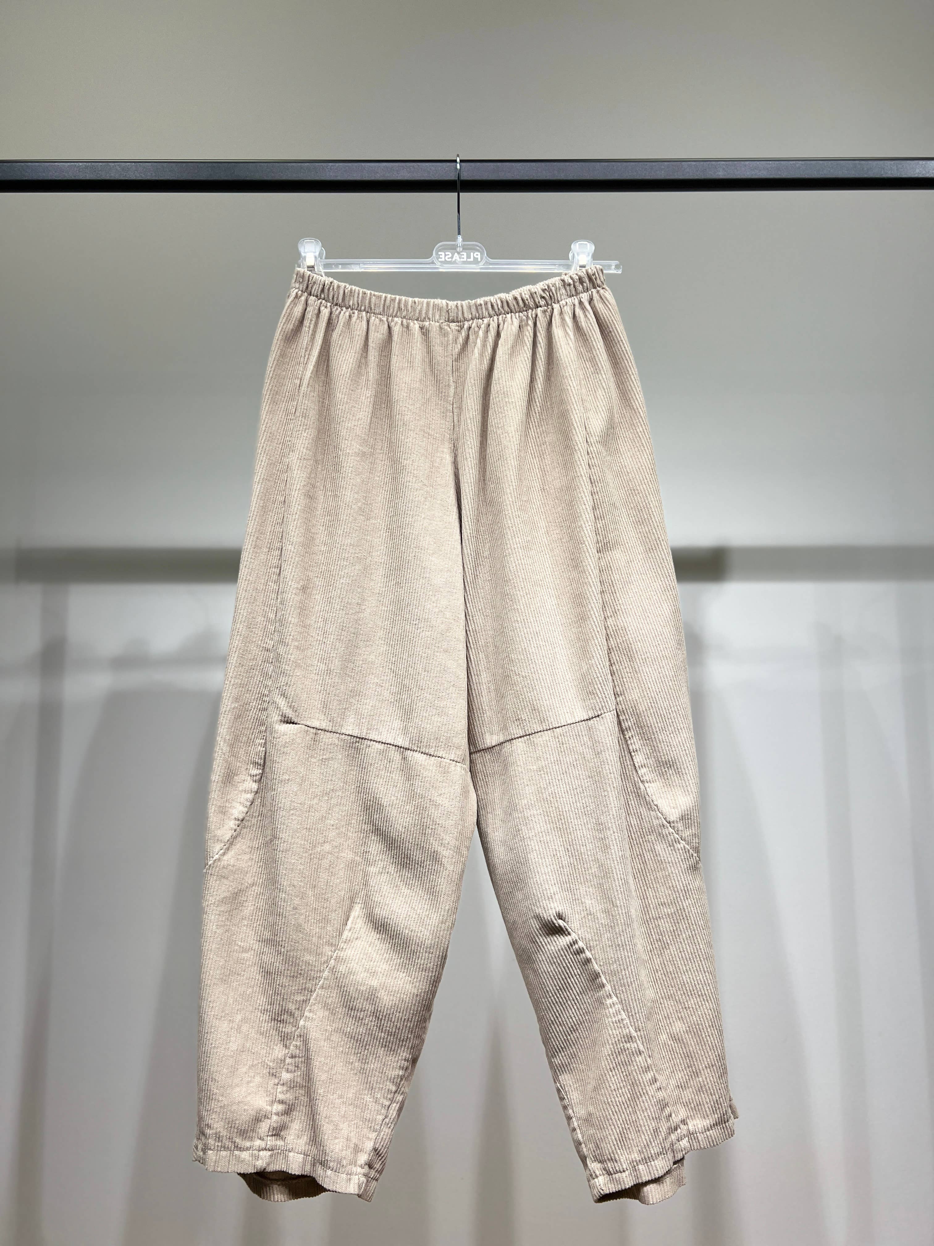 L'Emotion – wholesale Pants – Women's – Balloon Pants Elastic Waist Corduroy 100% Cotton12