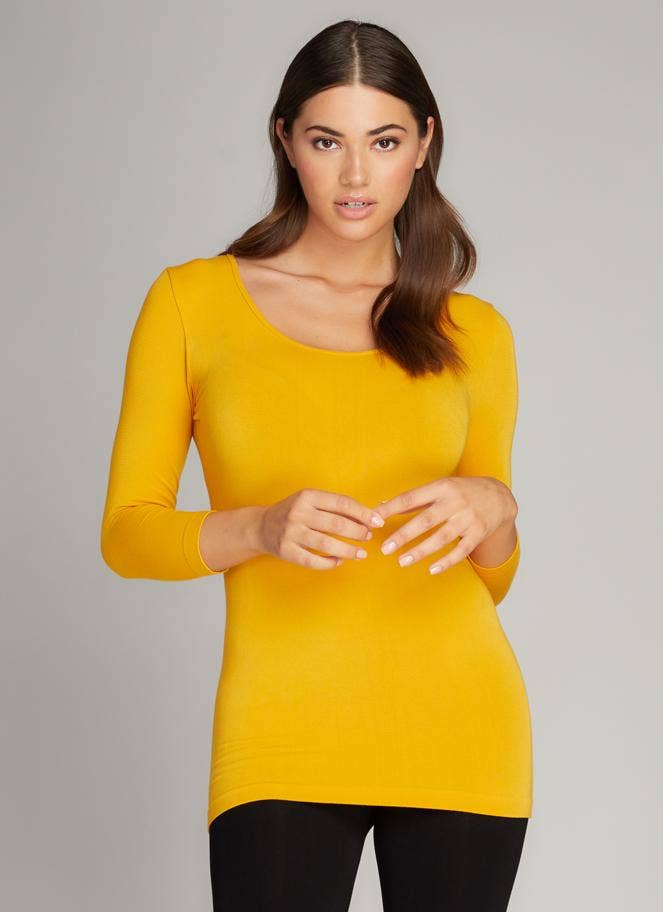 C'est Moi Clothing Co - Wholesale Knit Top - Women's - Bamboo 3/4 Sleeve Top- CEBT120628