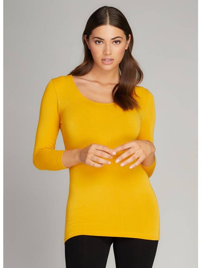 C'est Moi Clothing Co - Wholesale Knit Top - Women's - Bamboo 3/4 Sleeve Top- CEBT120628