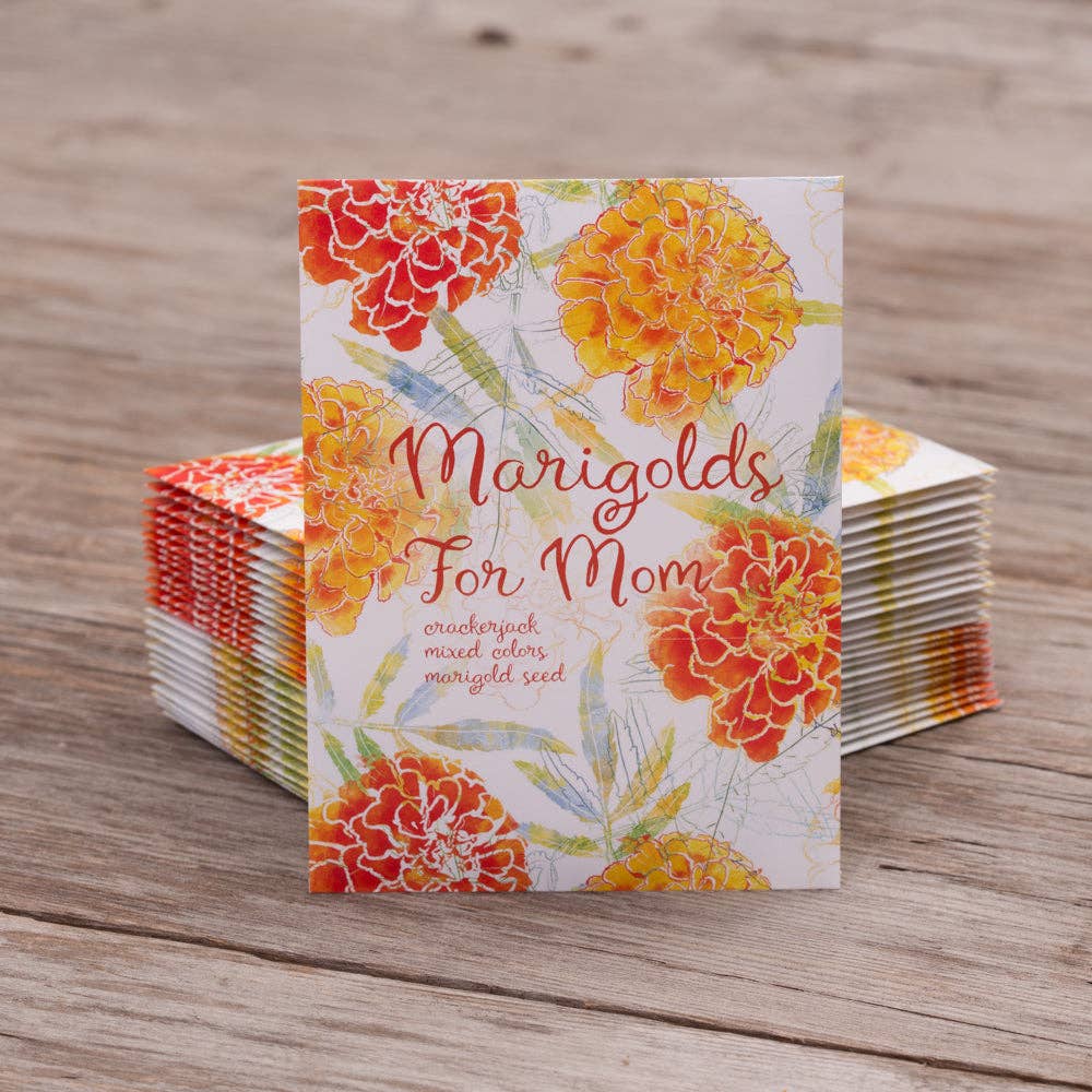 Bentley Seed Co. - Wholesale Mother's Day Card - Marigolds for Mom Mother's Day - Marigold Seed Packets3