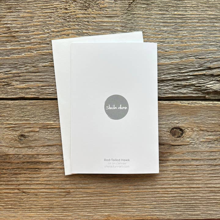 SheilaDunnArt - Wholesale Everyday Greeting Card - Greeting card of Red-Tailed Hawk painting1