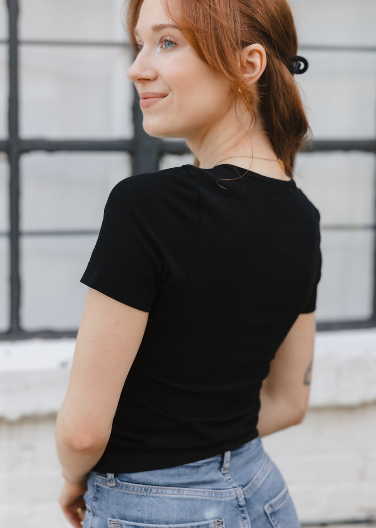 ELIETIAN – wholesale Knit top – Women's – Short Sleeve Waist Length Top46