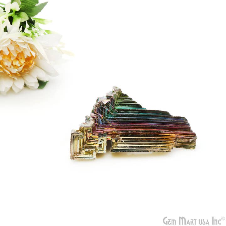 GemMartUSA - Wholesale Spiritual Stone/Crystal - Bismuth Crystal Rainbow XXL Specimen Mineral Decor Rock3
