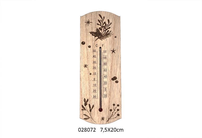 Faye - Wholesale Thermometer - Thermometer 'Natural' 7.5 X 20 cm0