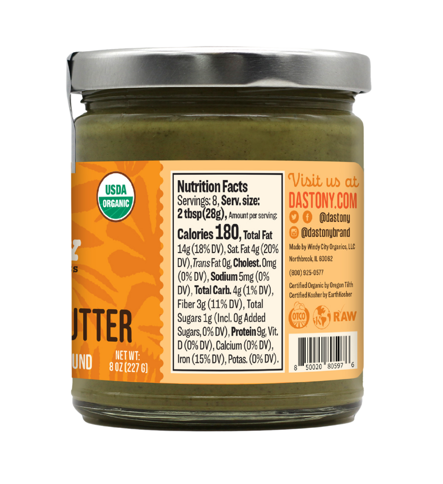 Windy City Organics – wholesale Nut butter – Organic Crunchy Sprouted Pumpkin Seed Butter2