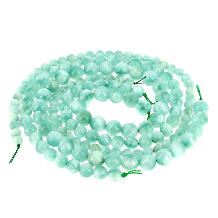 Green Moonstone Beads (Garnierite) for wholesale by Artisans de Madagascar