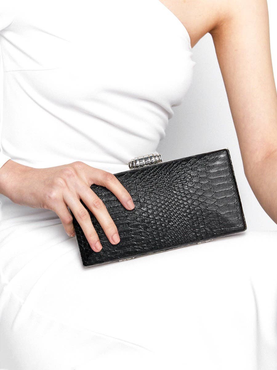 Angels Whisper Accessories - Vente Pochette – femme - Pochette Ciara à effet croco3