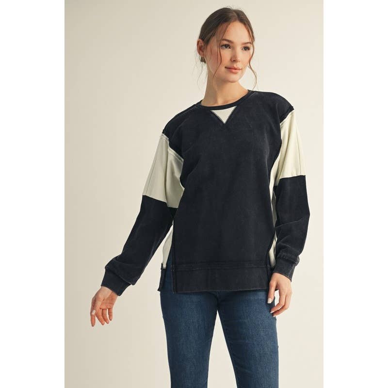 STYLE USA - Wholesale Tunic - Women's - NEW Color Block Gameday Top6