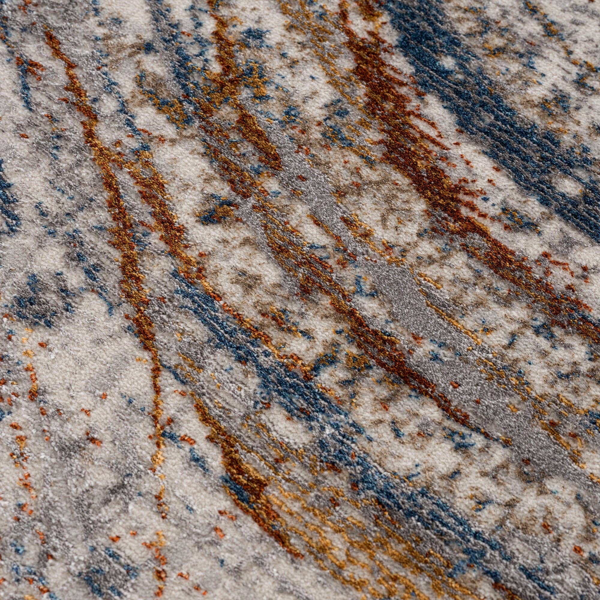 Multi Tapis multicolore Abstract Circle en vente sur Faire2