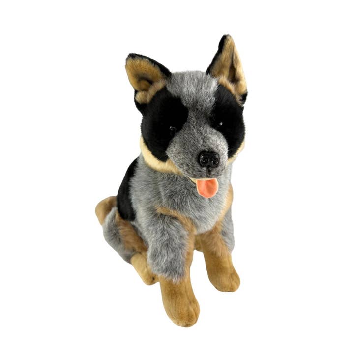 Rocky - Perro Boyero - 41cm sentado para venta al por mayor de Bocchetta Plush Toys