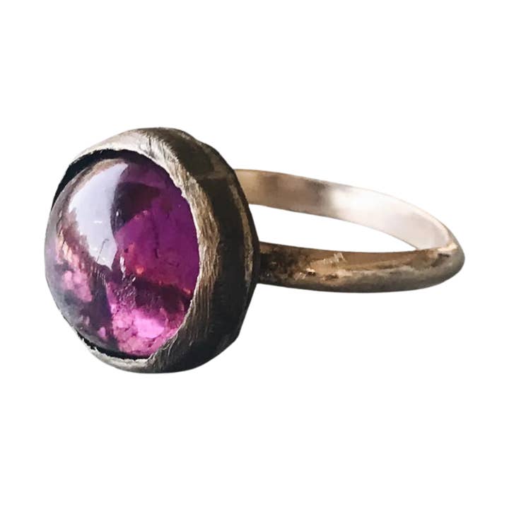 Violet Glass Ring for wholesale by Ribelle Studio