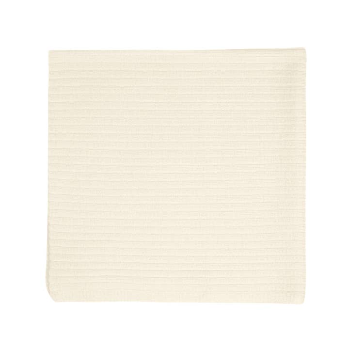Baby Cream Knit Blanket (80cm) | Made in France for wholesale by Bebe Sweeny