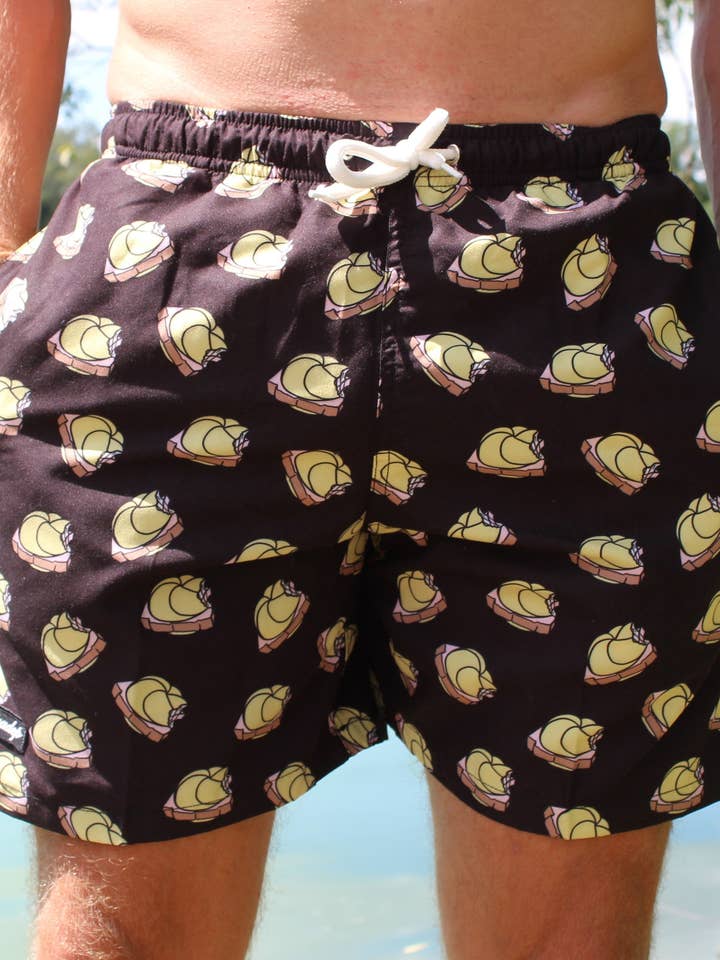 Costume da bagno nero « Leberkas » per la vendita all'ingrosso da parte di Buadep