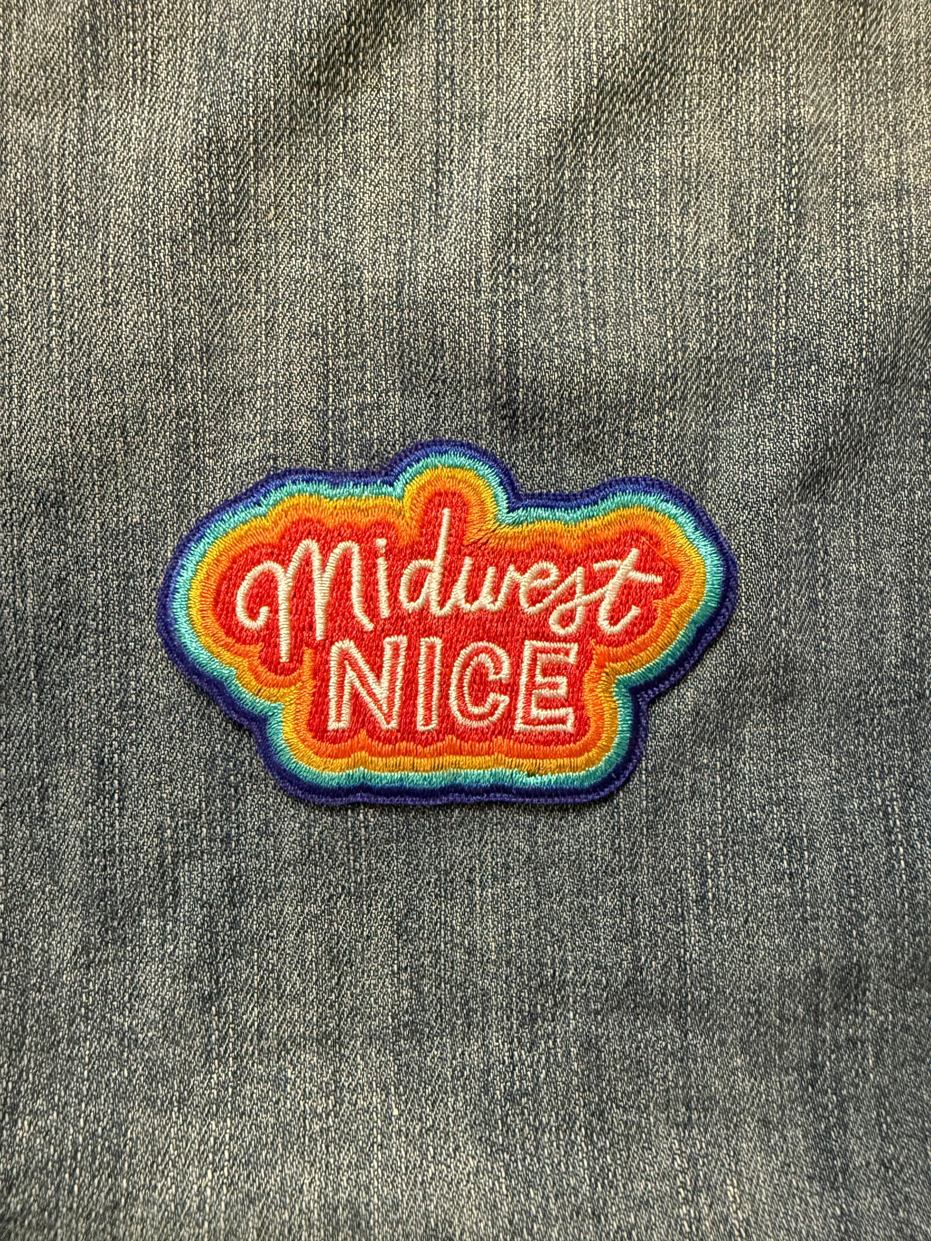 Lettering Works - Wholesale Patch - Midwest Nice Embroidered Patch3