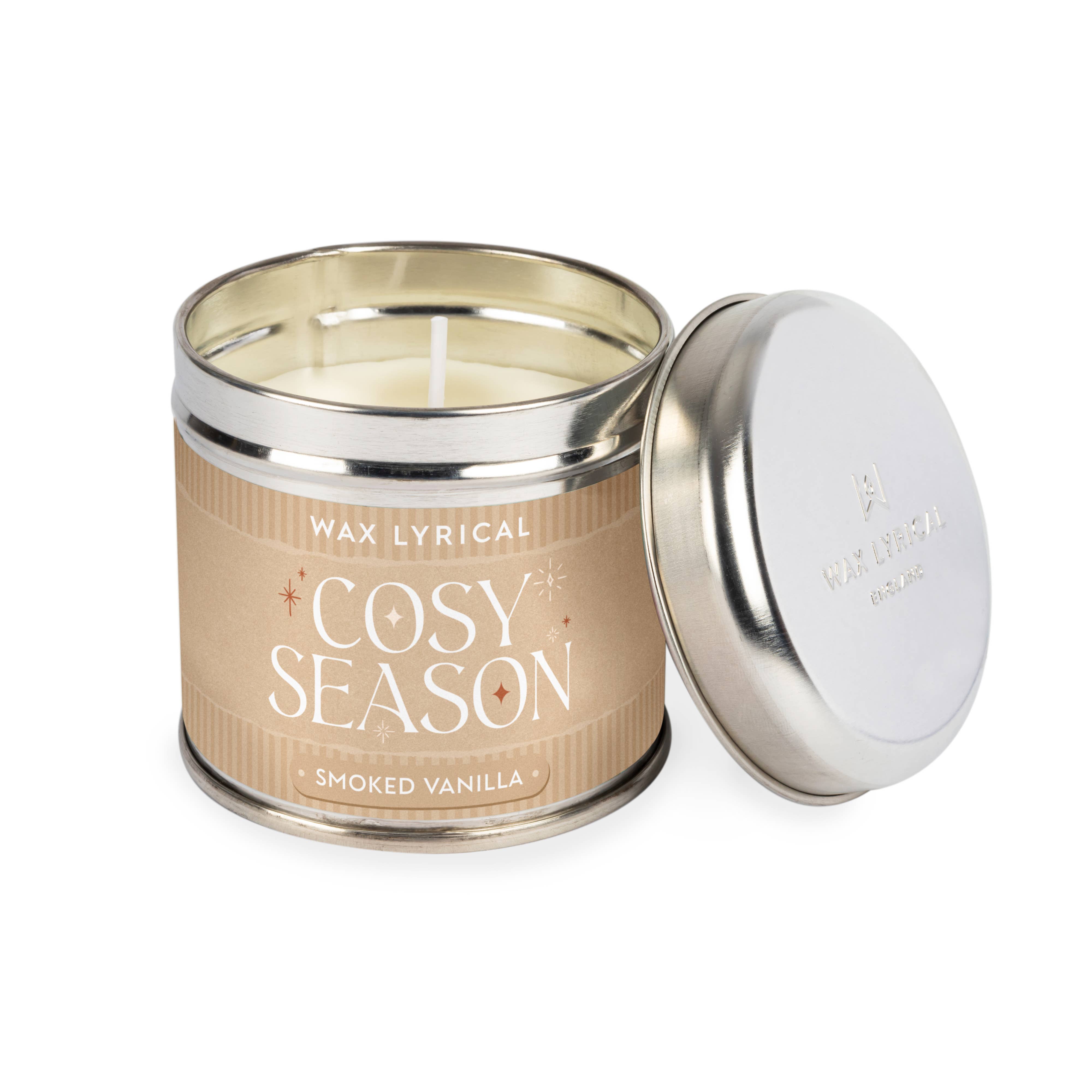 Wax Lyrical UK – wholesale Travel candles – Wax Lyrical Cosy Season Smoked Vanilla Candle1
