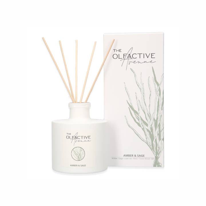 AMBER & SAGE rumsdoft (vegan) för wholesale av The Olfactive Avenue