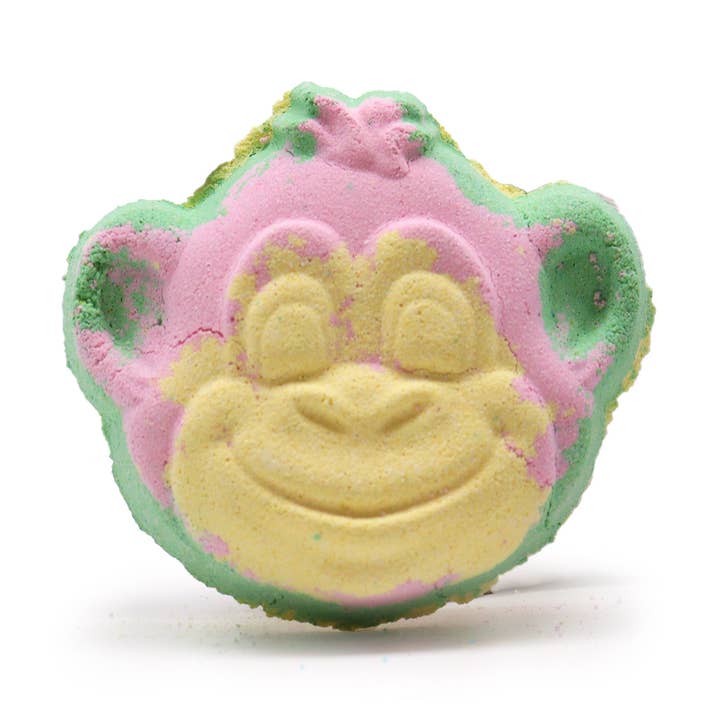 White Label Monkey Bathbomb 90g - Guave en aardbei voor wholesale door AW Aromatics Limited