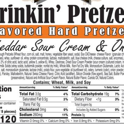 Sweet G's Bakery - Drinkin’ Pretzels™ - Vente Bretzels - Assortiment de bretzels durs aromatisés #P -1 (sacs de 30 à 12 oz)2