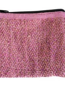 Veg dye hemp coin purse natural purple medium for wholesale by Earth Divas
