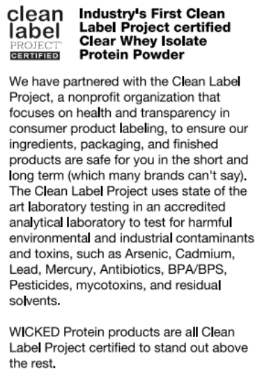 WICKED Protein - Wholesale Protein/Superfood Powder - WICKED Ice Pop Clear Whey Isolate Protein Powder (PRE ORDER)4