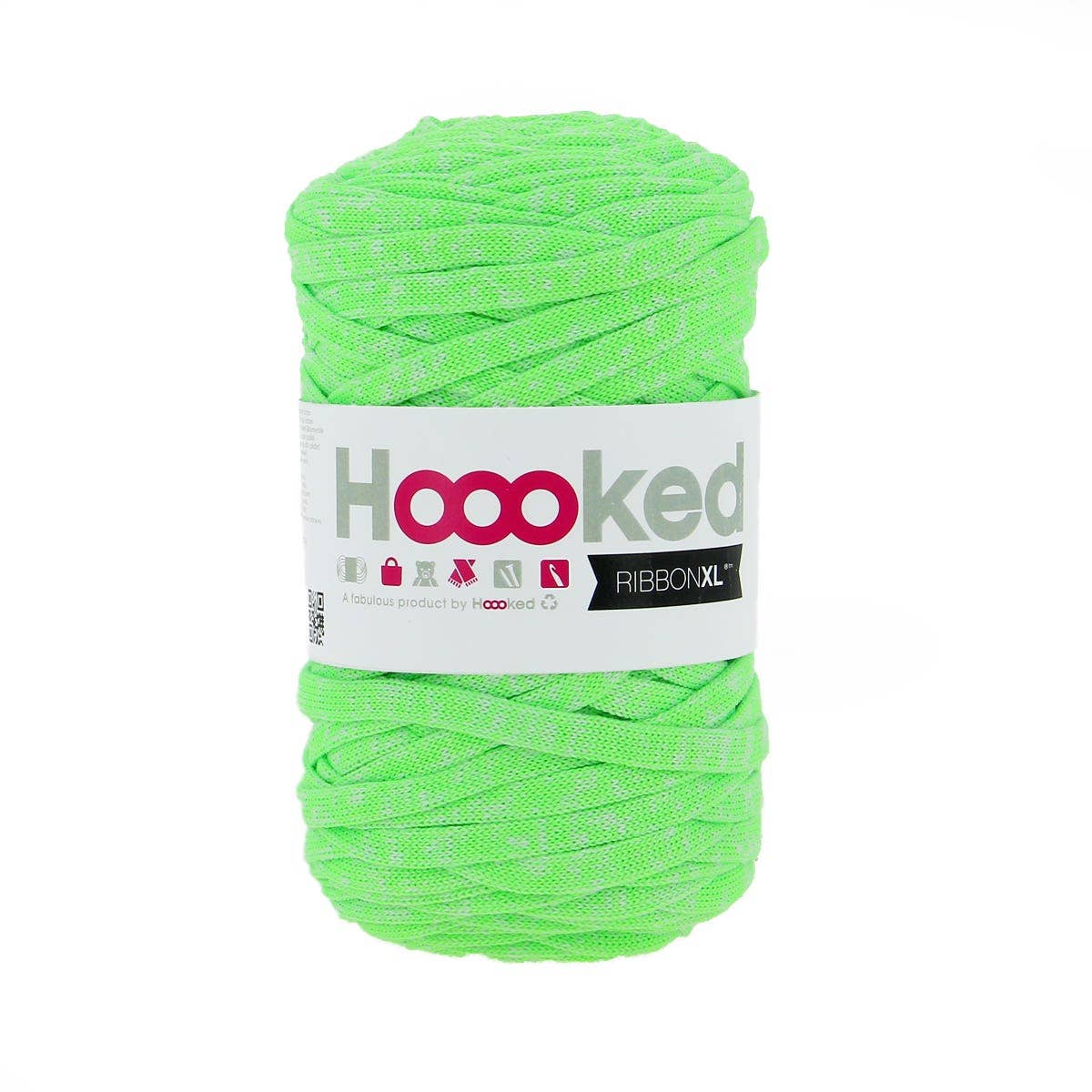 Hoooked Yarns - Venta al por mayor Hilos - Ribbon XL Neon - Hilo neón grueso y vibrante9