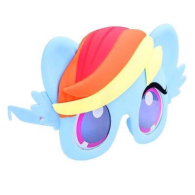 H2W dba Sun-Staches - Wholesale Sunglasses - Kids - Officially Licensed My Little Pony Rainbow Dash Sun Staches