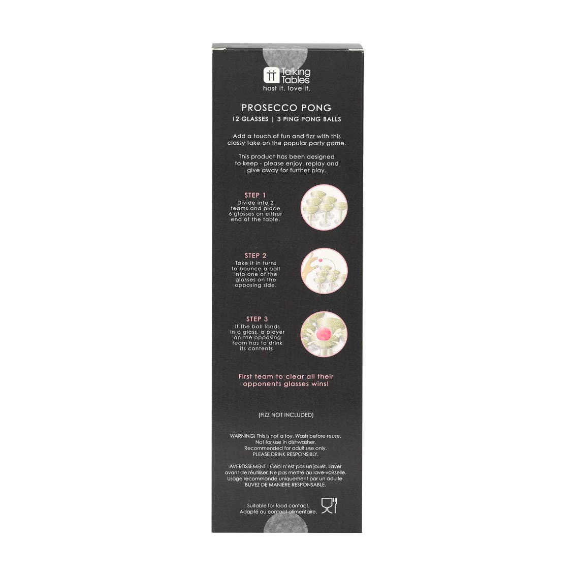 Talking Tables UK - Wholesale Board Game - Prosecco Pong5