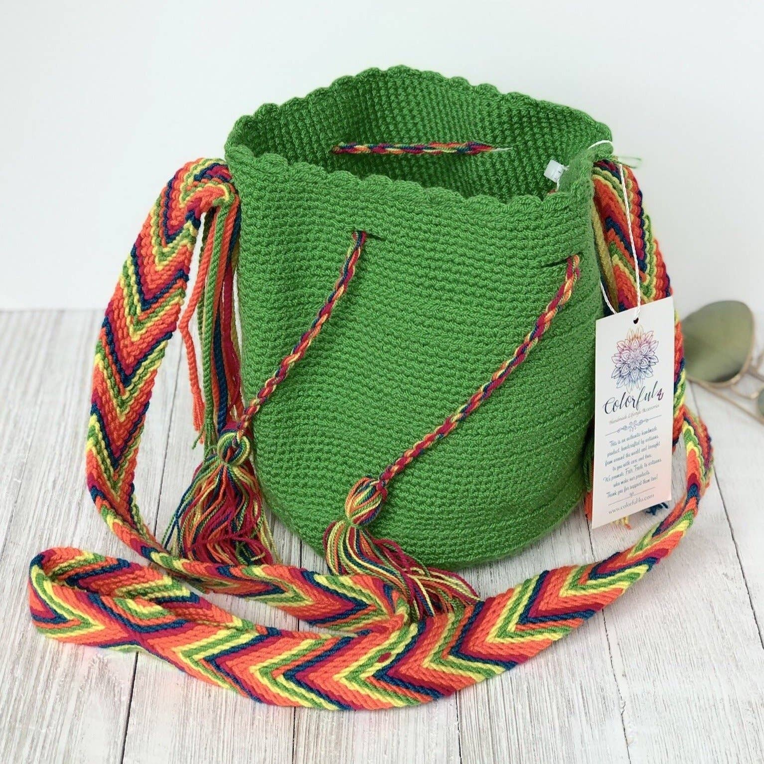 Colorful 4U - Wholesale Crossbody Bag - Women's - Neon Colors Mini Crochet Bags | Spring/Summer3