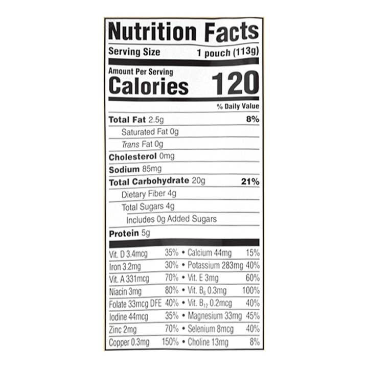 Everyday Supply Co - Wholesale Baby Food - Cerebelly - Puree Sweet Pot Pnto Bn - Case of 6-4 OZ1